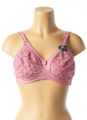 Sutien fără armatură fără armatură roz ROSA JUNIO femeie
