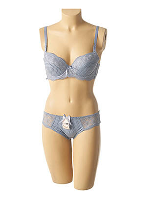 Set lenjerie albastru HANA femeie