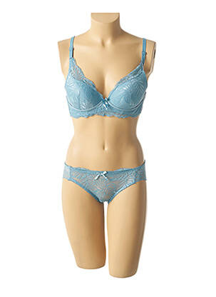 Set lenjerie albastru HANA femeie