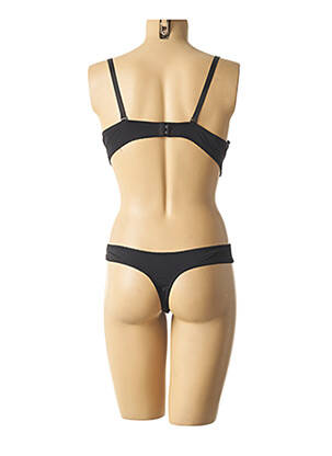 Set lenjerie microfibre negru HANA femeie