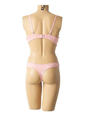Set lenjerie microfibre roz HANA femeie