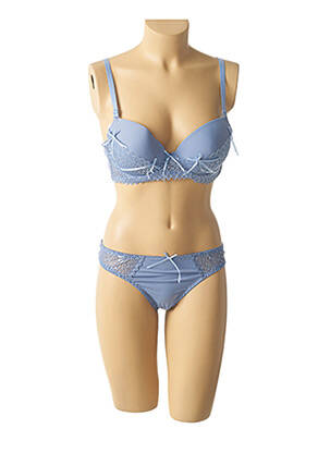 Set lenjerie albastru HANA femeie