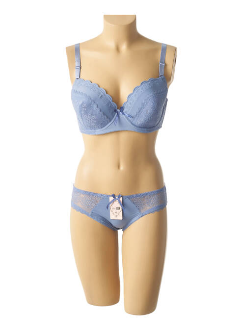 Set lenjerie albastru HANA femeie