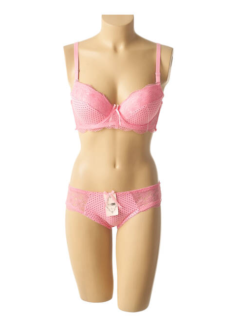 Set lenjerie roz HANA femeie