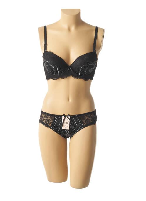 Set lenjerie negru HANA femeie