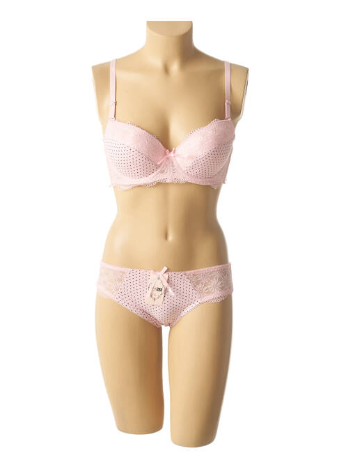 Set lenjerie roz HANA femeie