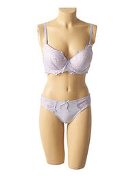 Set lenjerie violet HANA femme