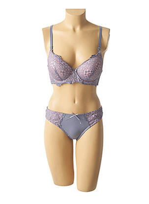 Set lenjerie albastru HANA femeie