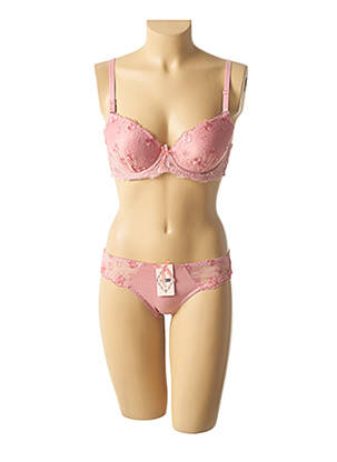 Set lenjerie roz HANA femeie