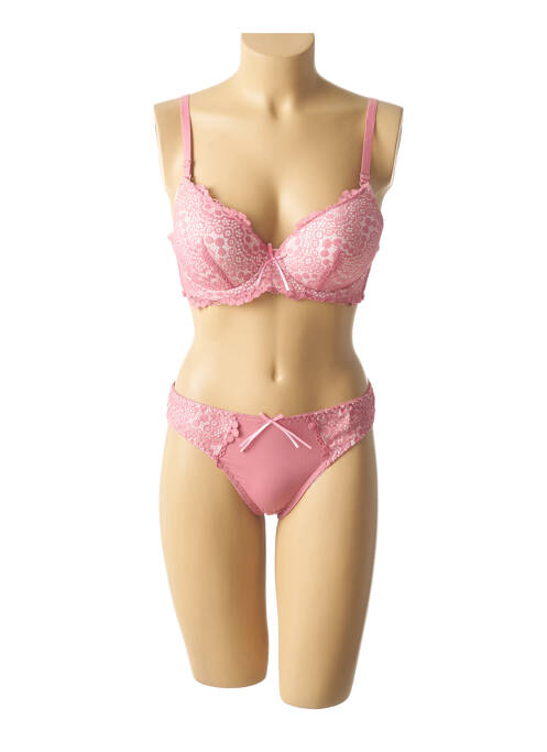 Set lenjerie roz HANA femeie