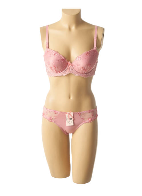 Set lenjerie roz HANA femeie