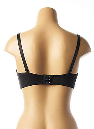 Sutien efect material satinat top sutien modelat negru HANA femeie