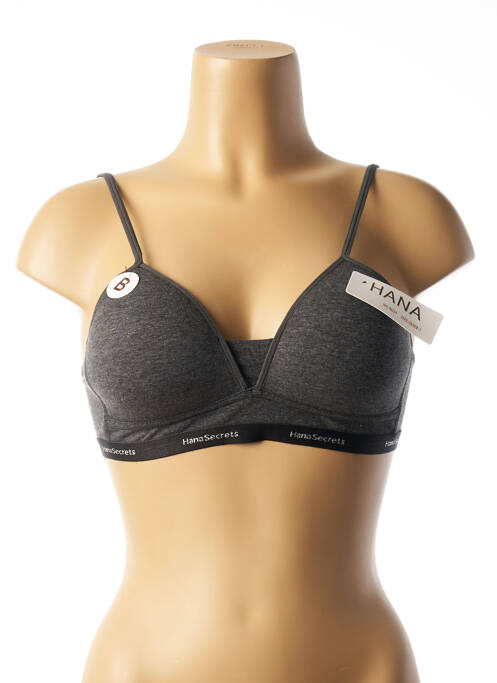 Sutien top sutien modelat top sutien modelat gri HANA femme