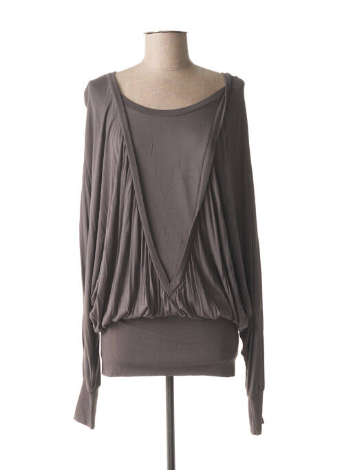 Tunică mâneci lungi gri DESIGNERS REMIX COLLECTION femeie