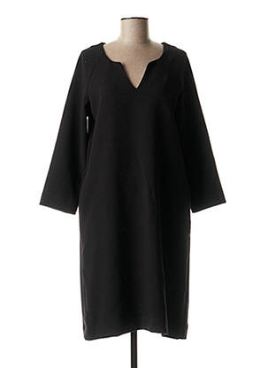 Rochie midi mâneci lungi mâneci lungi negru TOUPY femeie