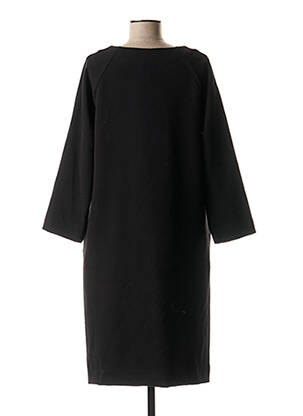 Rochie midi mâneci lungi mâneci lungi negru TOUPY femeie