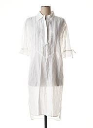 Rochie midi alb SCHOOL RAG femeie