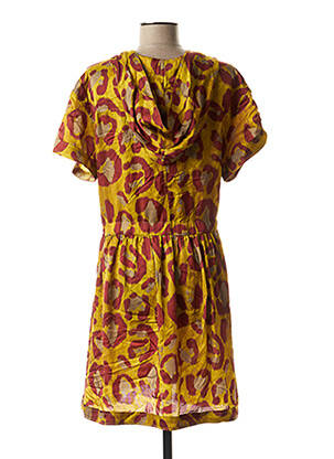 Rochie midi mâneci scurte mâneci scurte maro MANILA GRACE femeie