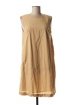 Rochie midi bej MARELLA femeie