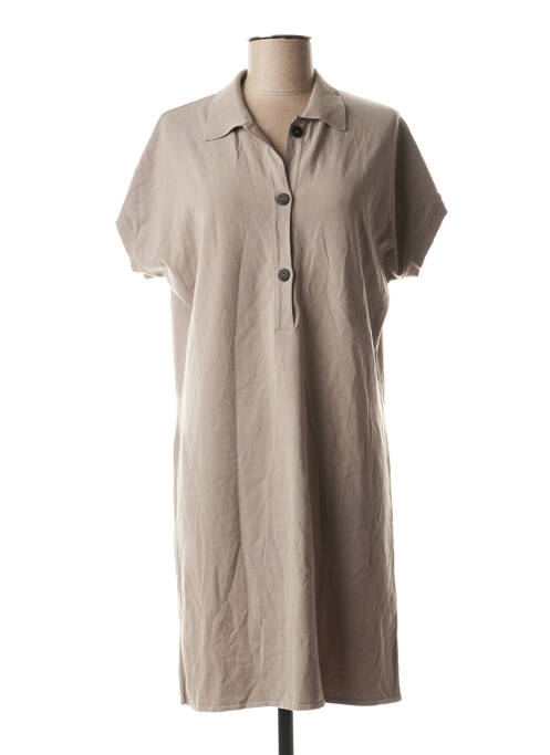 Rochie pulover maro SARAH PACINI femeie