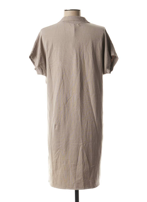 Rochie pulover maro SARAH PACINI femeie