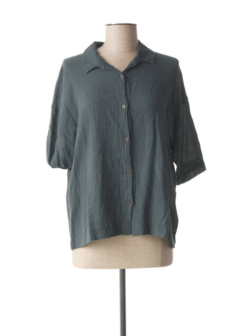 Cămașă albastru ATELIERS FRANÇAIS DE CONFECTION femeie