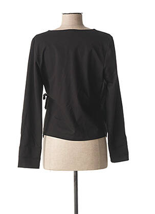 Top elasticitate mâneci lungi negru I BLUES femeie