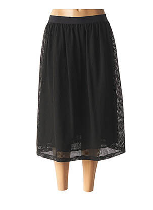 Fustă midi negru I BLUES femeie