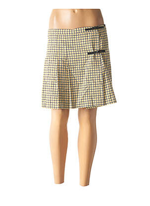 Fustă scurtă galben LEON & HARPER femeie
