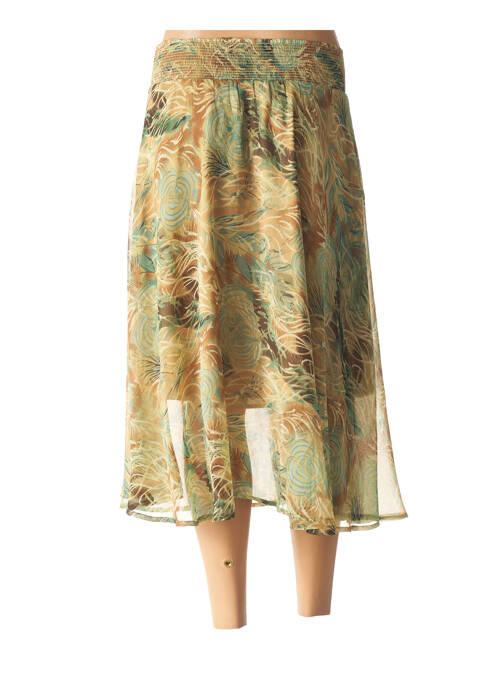 Fustă midi verde SCHOOL RAG femeie