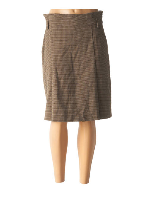 Fustă midi maro IDANO femeie