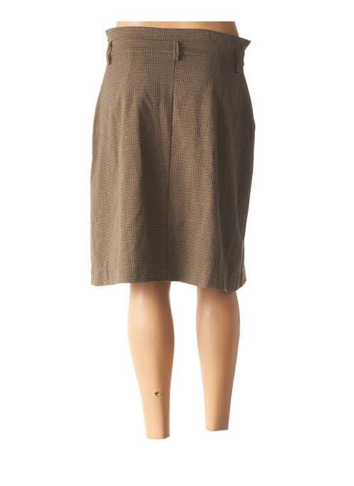 Fustă midi maro IDANO femeie