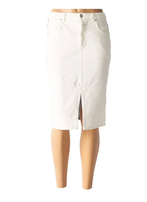 Fustă midi alb CLOSED femeie