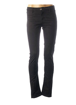 Pantalon drept elasticitate talie joasă negru DL 1961 femeie