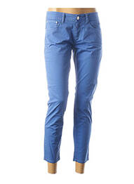 Pantalon trei sferturi elasticitate talie joasă albastru CLOSED femeie