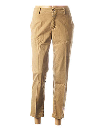 Pantalon 7/8 elasticitate talie joasă bej CLOSED femeie