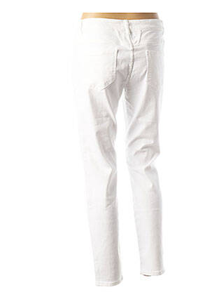Pantalon 7/8 elasticitate talie joasă alb CLOSED femeie