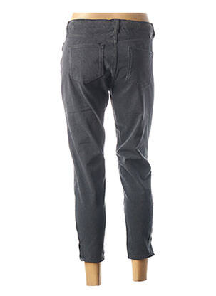 Pantalon trei sferturi elasticitate talie joasă gri DENIM STUDIO femeie