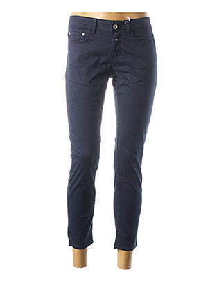 Pantalon trei sferturi elasticitate talie joasă albastru CLOSED femeie