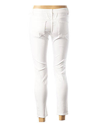 Pantalon 7/8 elasticitate talie joasă alb CLOSED femeie