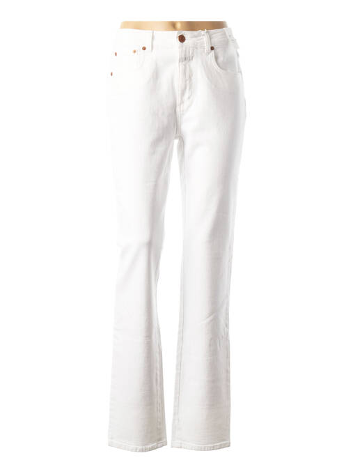 Blugi cu croială slim alb CLOSED femeie