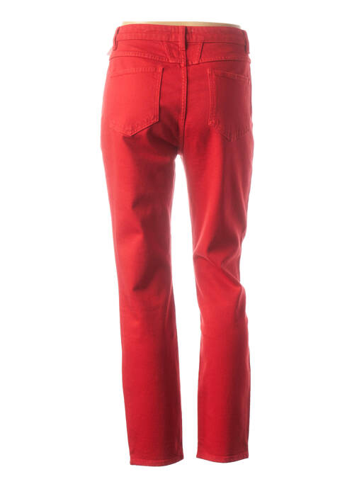 Blugi cu croială slim roșu CLOSED femeie
