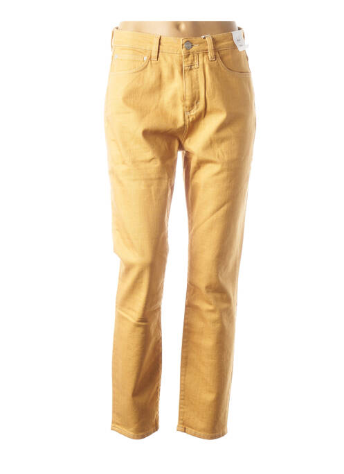 Blugi cu croială slim galben CLOSED femeie