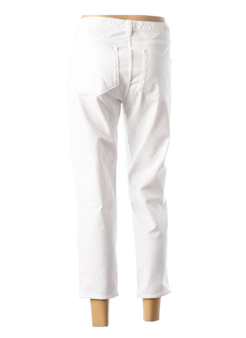 Pantalon trei sferturi alb DENIM STUDIO femeie