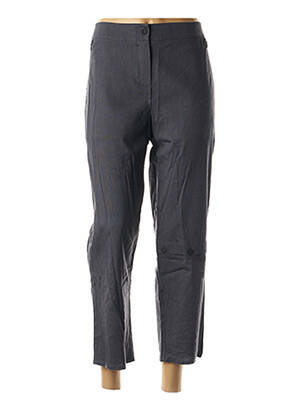 Pantalon trei sferturi elasticitate talie joasă albastru SARAH PACINI femeie