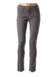 Pantalon 7/8 elasticitate talie joasă gri DENIM STUDIO femme