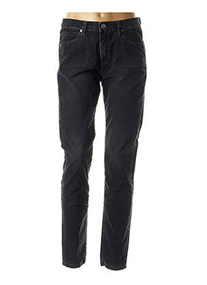 Pantalon 7/8 elasticitate talie joasă negru DENIM STUDIO femeie