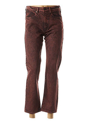 Blugi cu croială dreaptă roșu MAEVY femeie