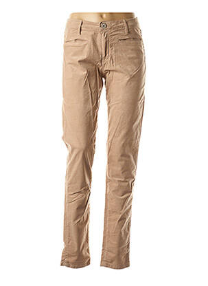 Pantalon slim talie joasă talie joasă bej DENIM STUDIO femeie