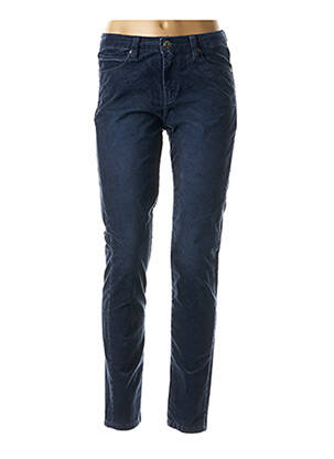 Pantalon slim talie joasă talie joasă albastru DENIM STUDIO femeie